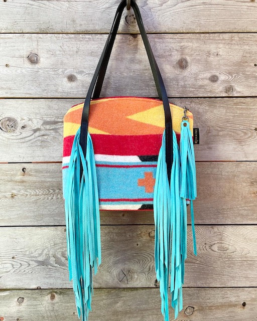 Willie Fringe Tote - Sunrise