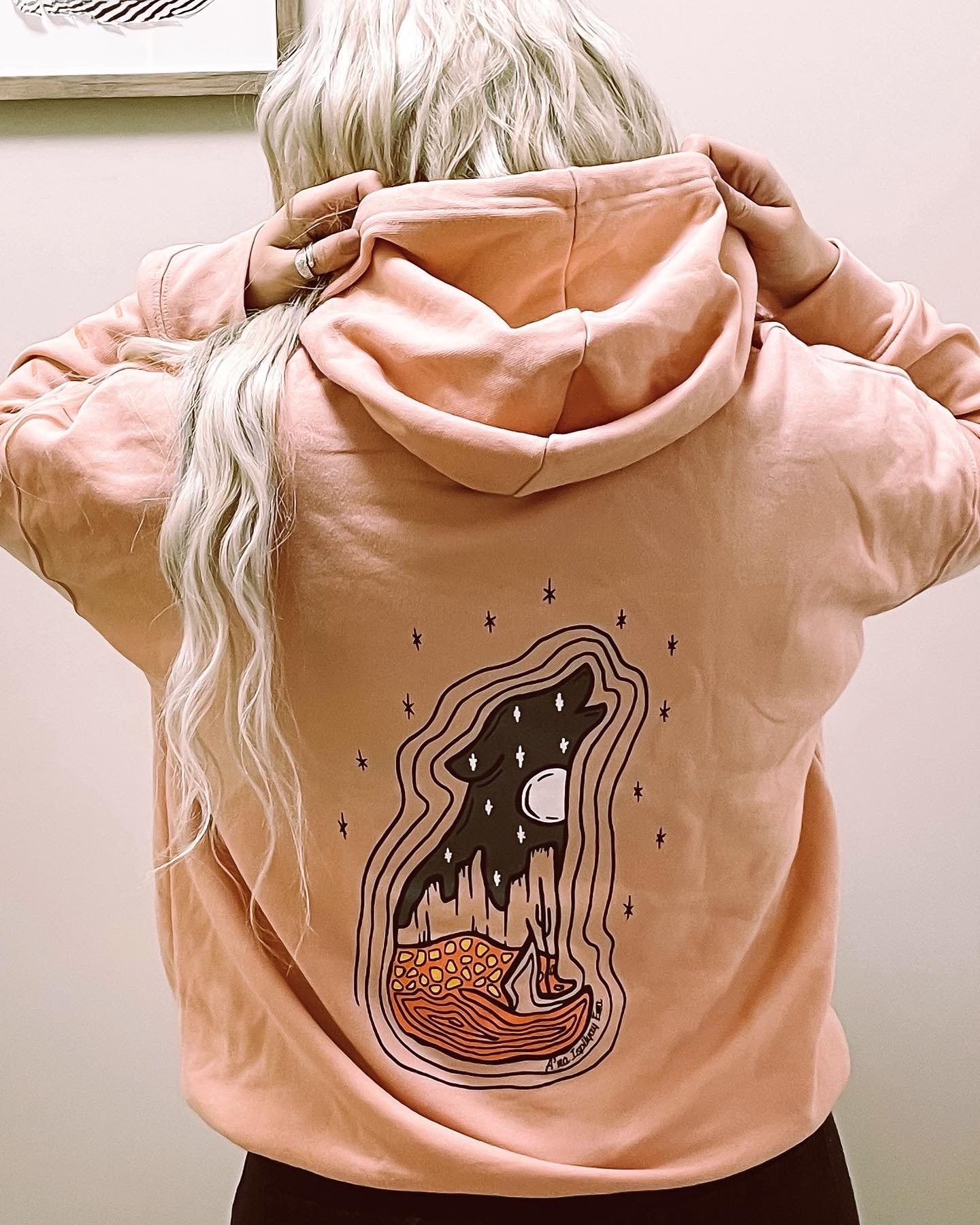 Ispiliyay Hoodie - Salmon