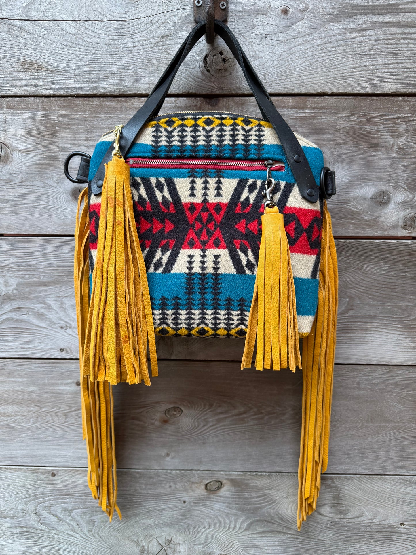 Willie Fringe Bag - L Scorpio Black