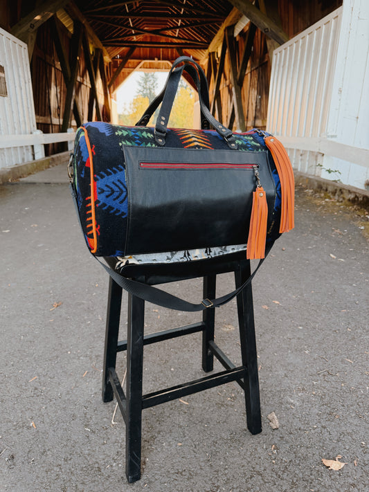 Large Outrider Duffle Vintage Black